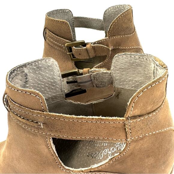 Seychelles Tourmaline Women Tan Moto/Biker Boot Size 6 Leather Block Heel Bootie - Picture 11 of 14